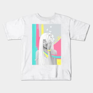 Om Girl Meditation Kids T-Shirt